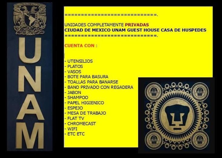 Ciudad De Mexico Unam Guest House Casa De Huespedes Exteriér fotografie